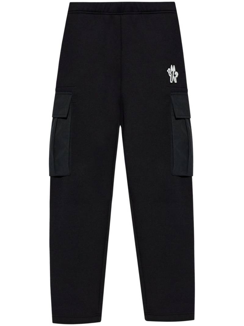 Moncler logo-patch track pants - Black von Moncler