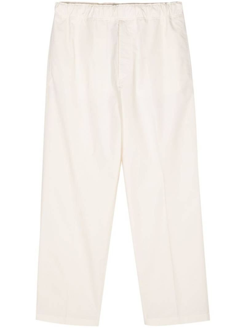 Moncler logo-patch trousers - Neutrals von Moncler