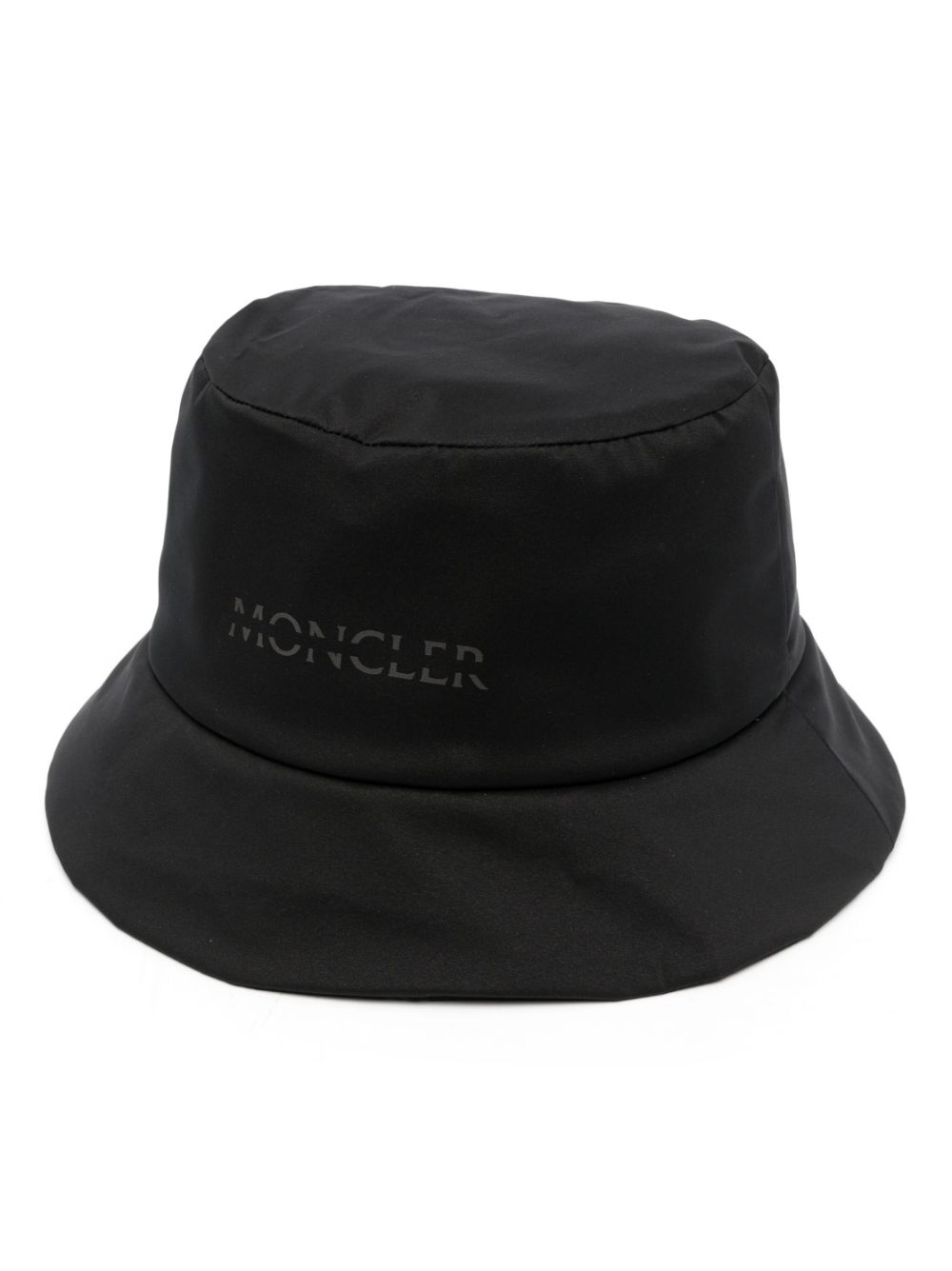 Moncler logo-print bucket bag - Black von Moncler