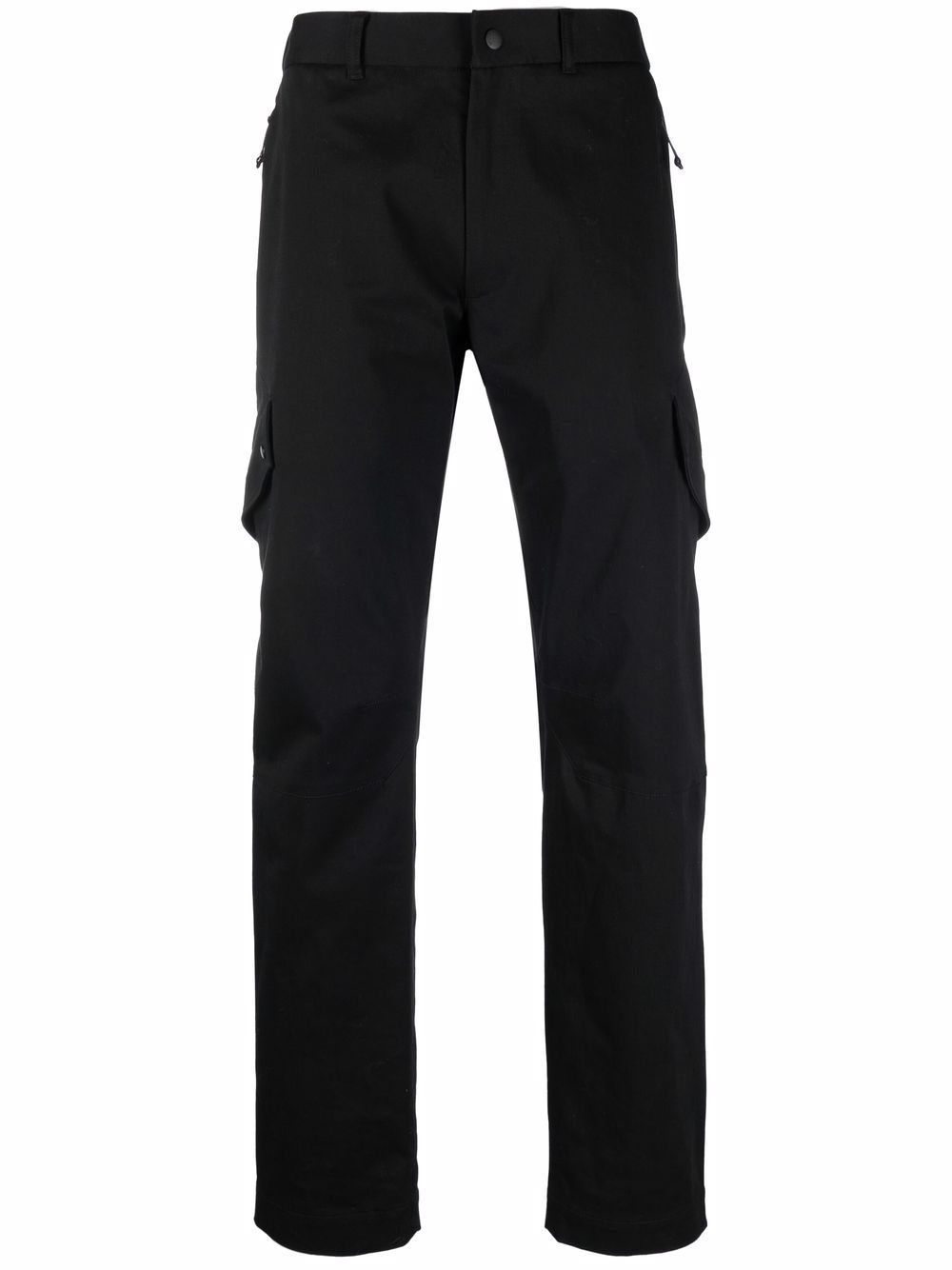 Moncler logo-print cargo trousers - Black von Moncler