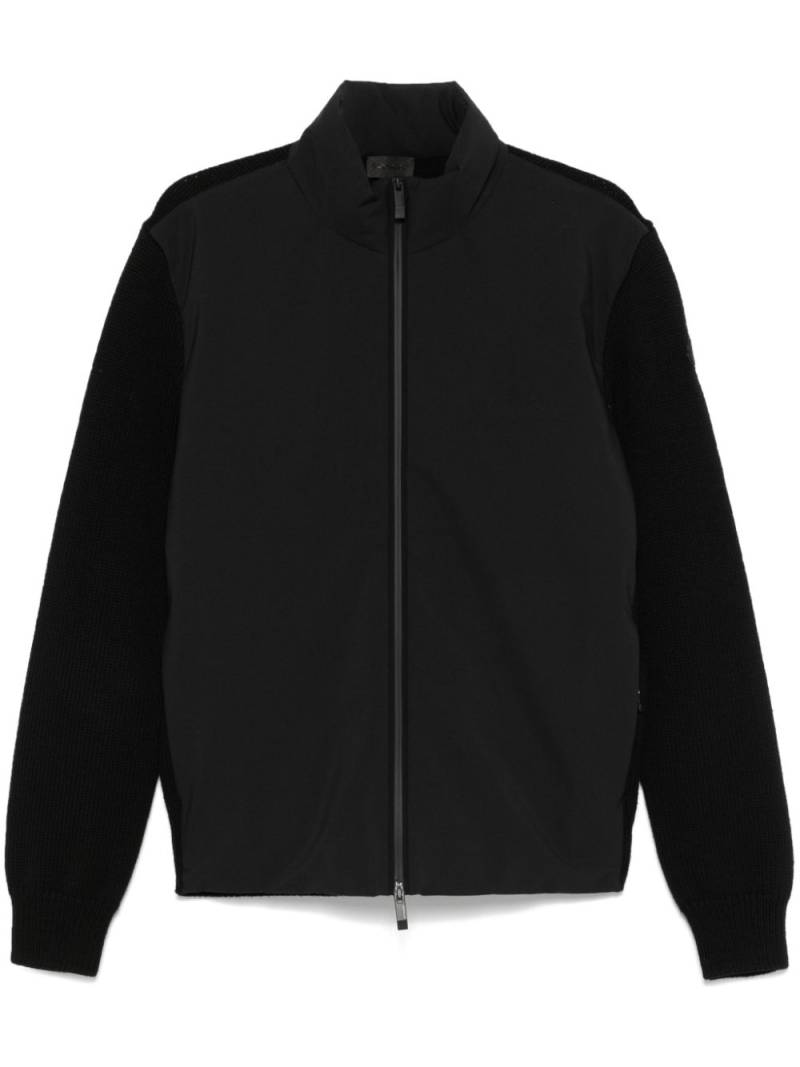 Moncler padded knitted jacket - Black von Moncler