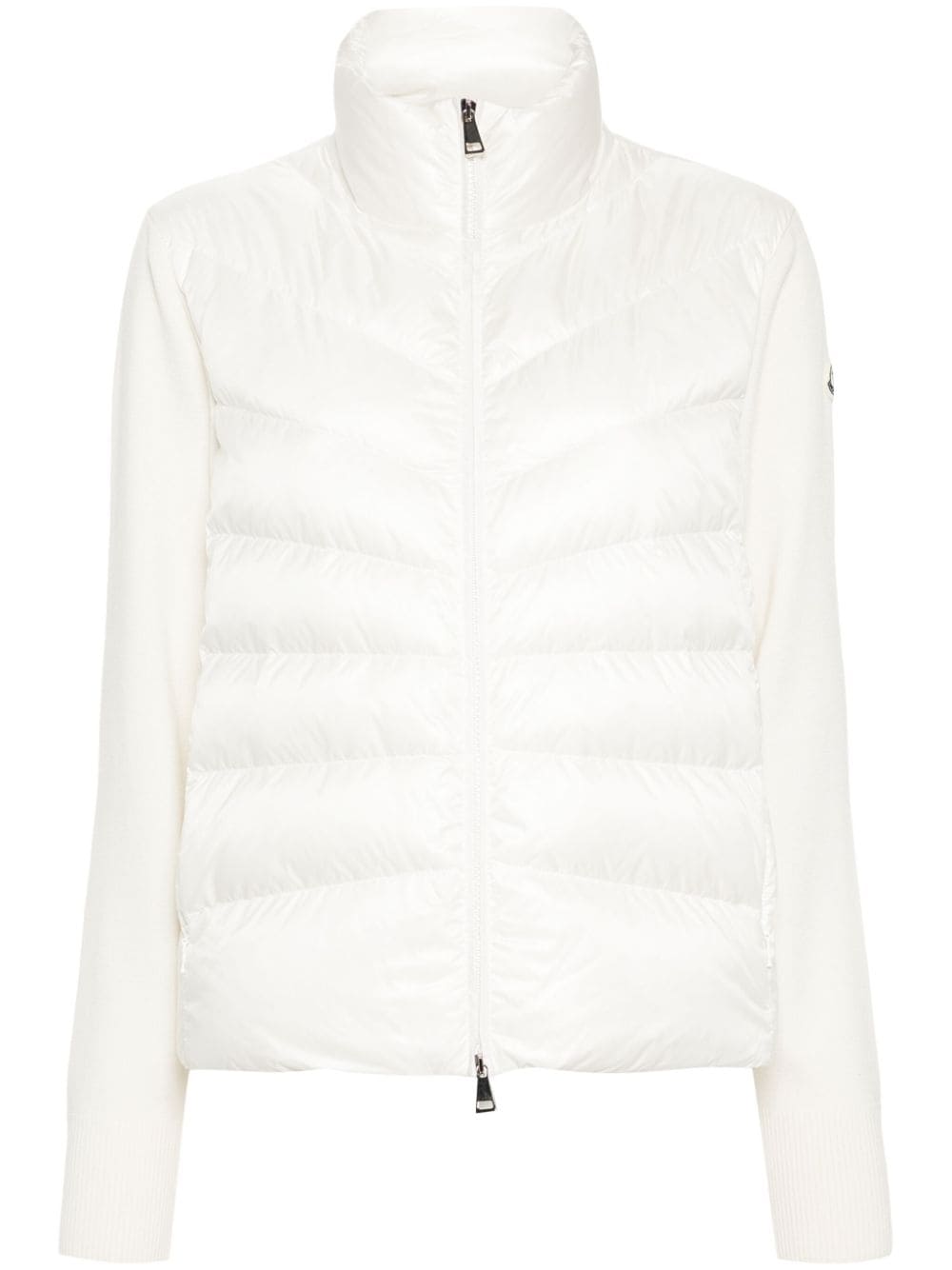 Moncler padded wool cardigan - Neutrals von Moncler