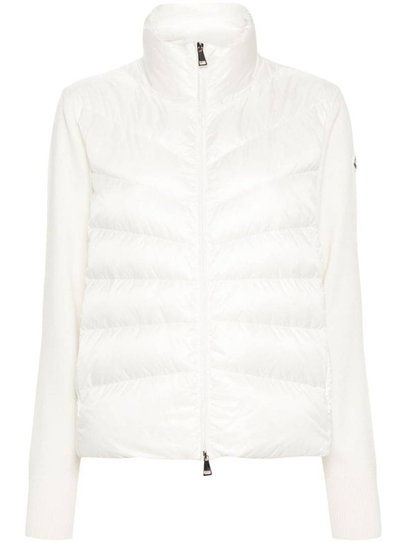 Moncler padded wool cardigan - Neutrals von Moncler