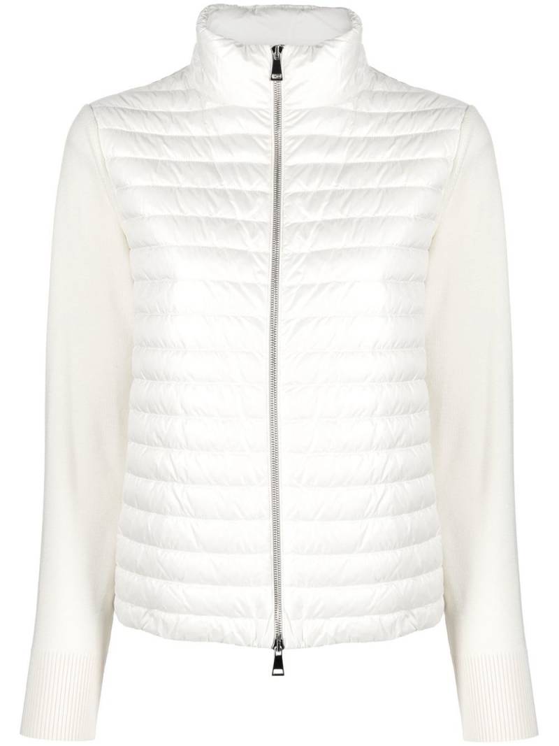 Moncler padded wool cardigan - White von Moncler