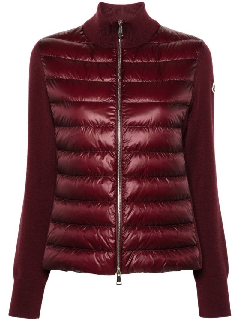 Moncler panelled jacket - Red von Moncler