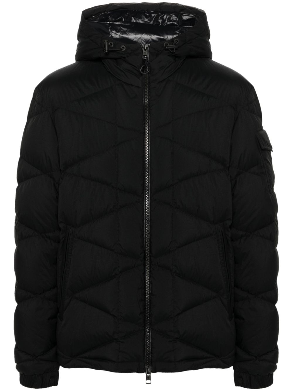 Moncler quilted hooded puffer jacket - Black von Moncler