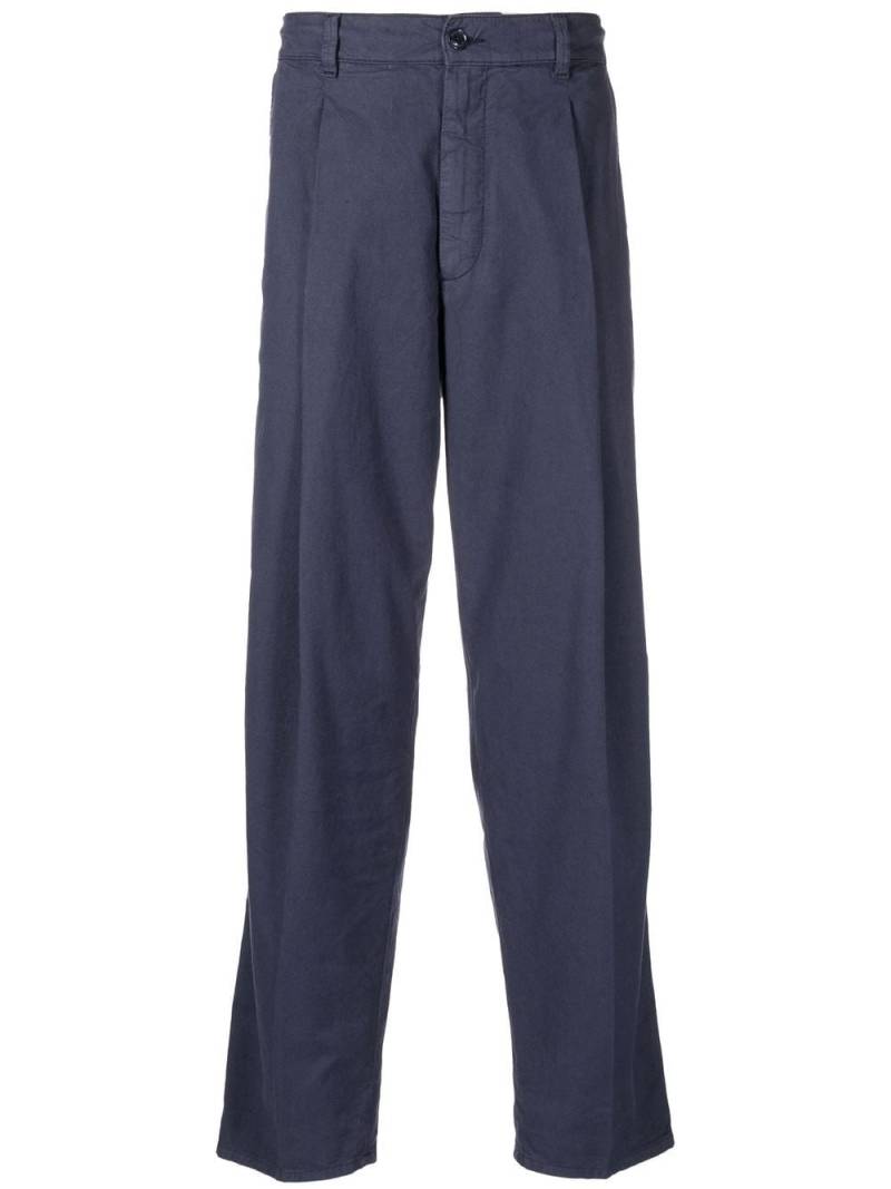 Moncler relaxed chino trousers - Blue von Moncler
