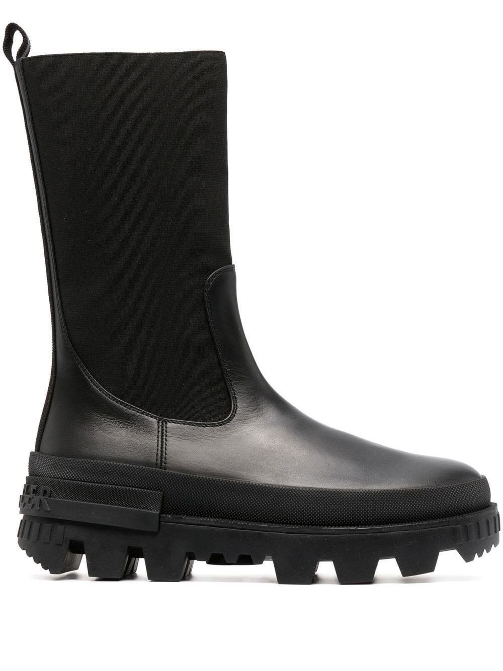 Moncler ridged-sole panelled boots - Black von Moncler