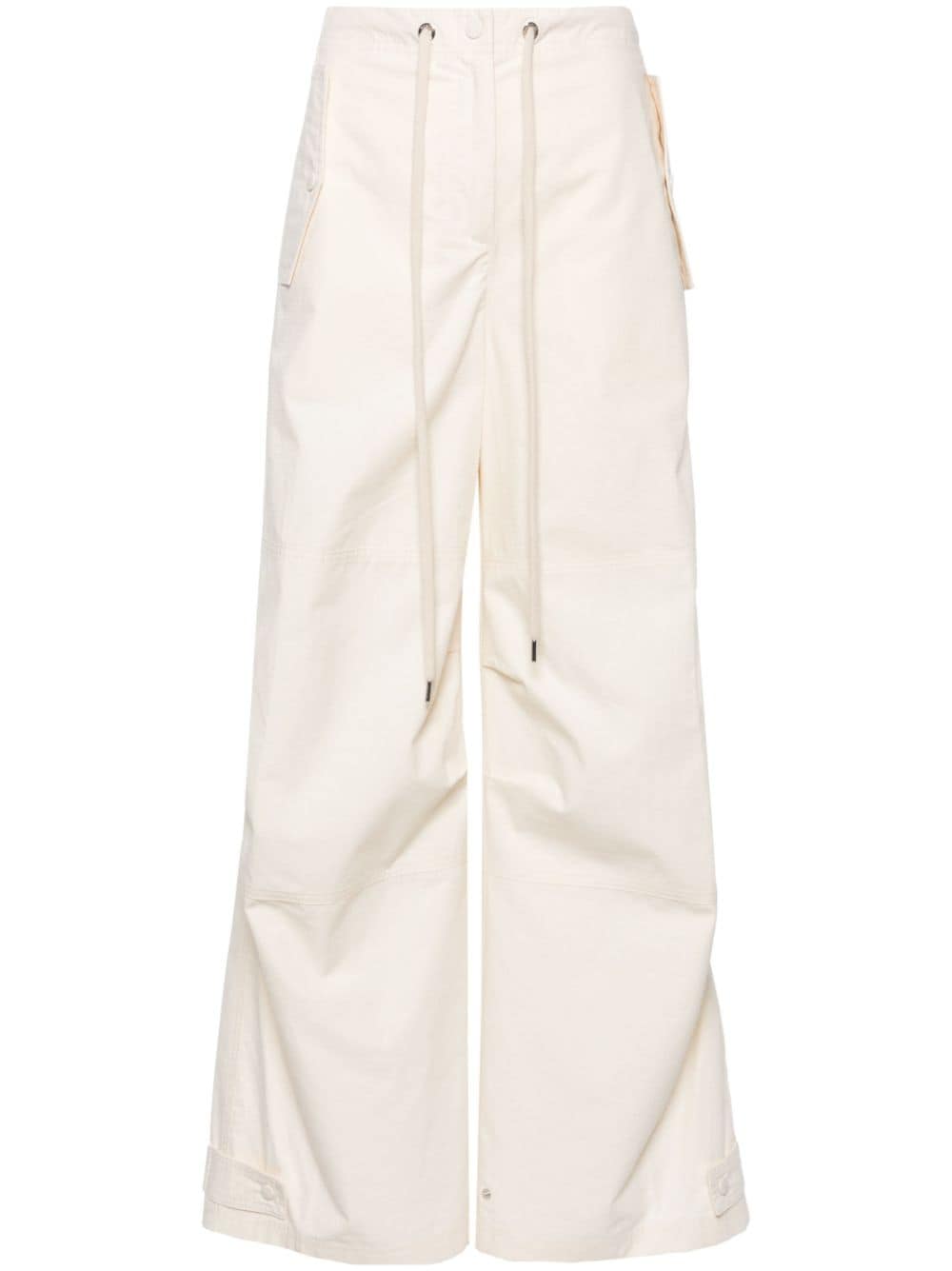 Moncler ripstop cotton cargo trousers - Neutrals von Moncler