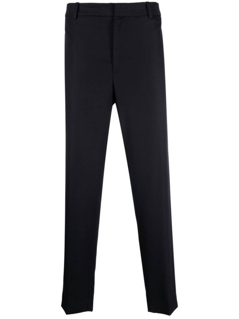 Moncler straight-leg virgin-wool trousers - Blue von Moncler