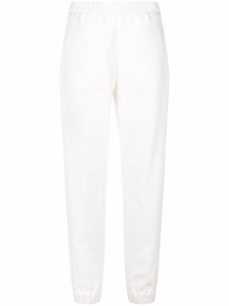 Moncler tapered cotton track pants - WHITE von Moncler