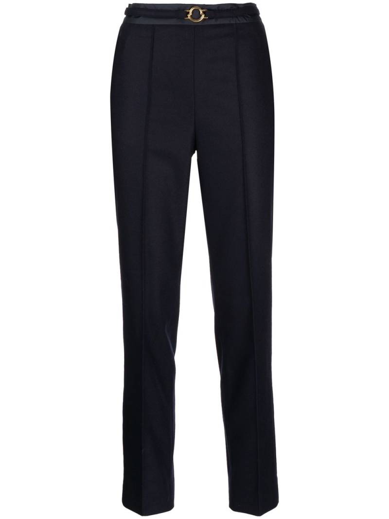 Moncler virgin wool tailored trousers - Blue von Moncler