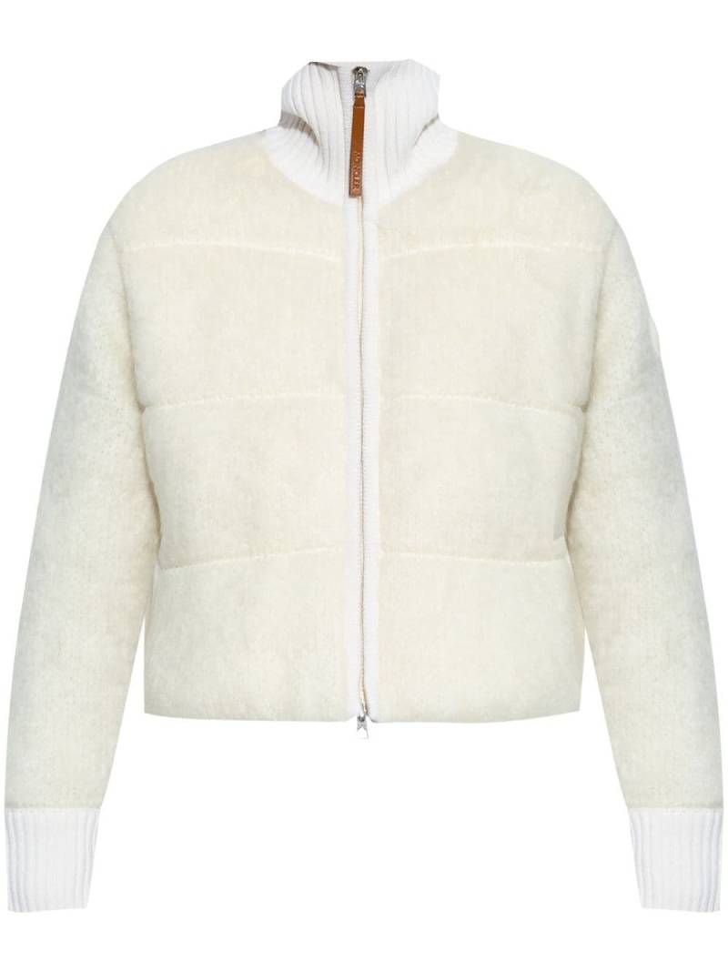 Moncler zip-up puffer jacket - Neutrals von Moncler