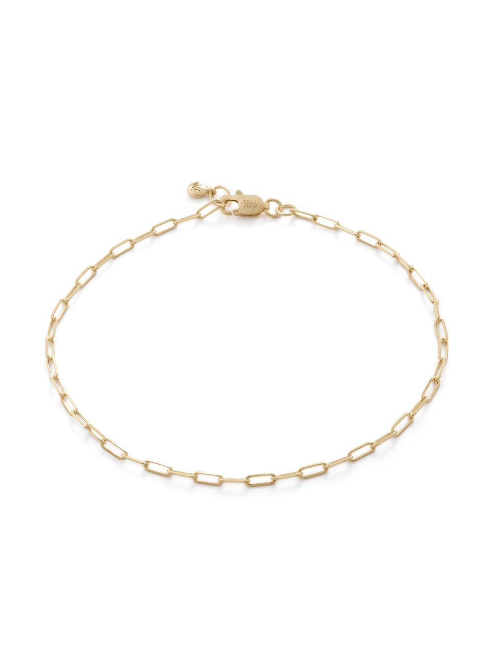 Monica Vinader 14kt yellow gold Paperclip-chain bracelet von Monica Vinader