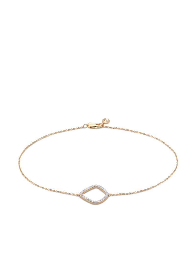 Monica Vinader 14kt yellow gold Riva Kite diamond bracelet von Monica Vinader