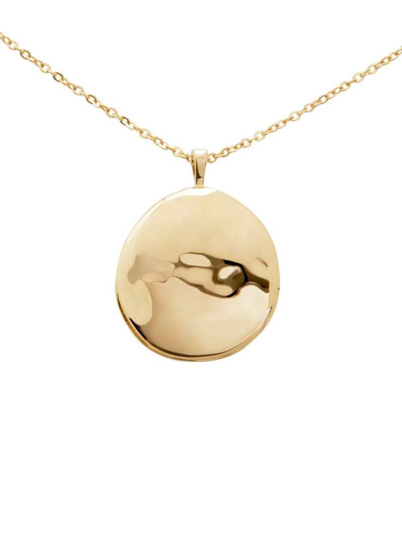 Monica Vinader 14kt yellow gold Siren locket von Monica Vinader