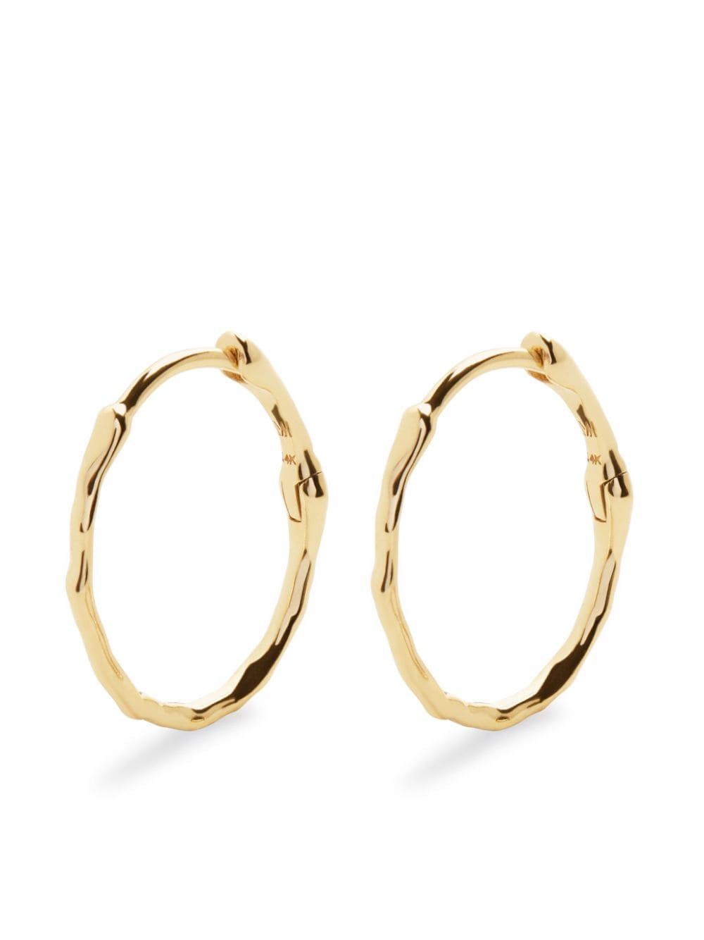 Monica Vinader 14kt yellow gold Small Siren Muse earrings von Monica Vinader