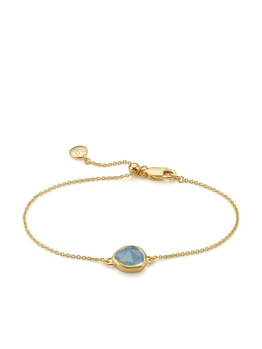 Monica Vinader 18kt gold vermeil Siren fine-chain bracelet von Monica Vinader