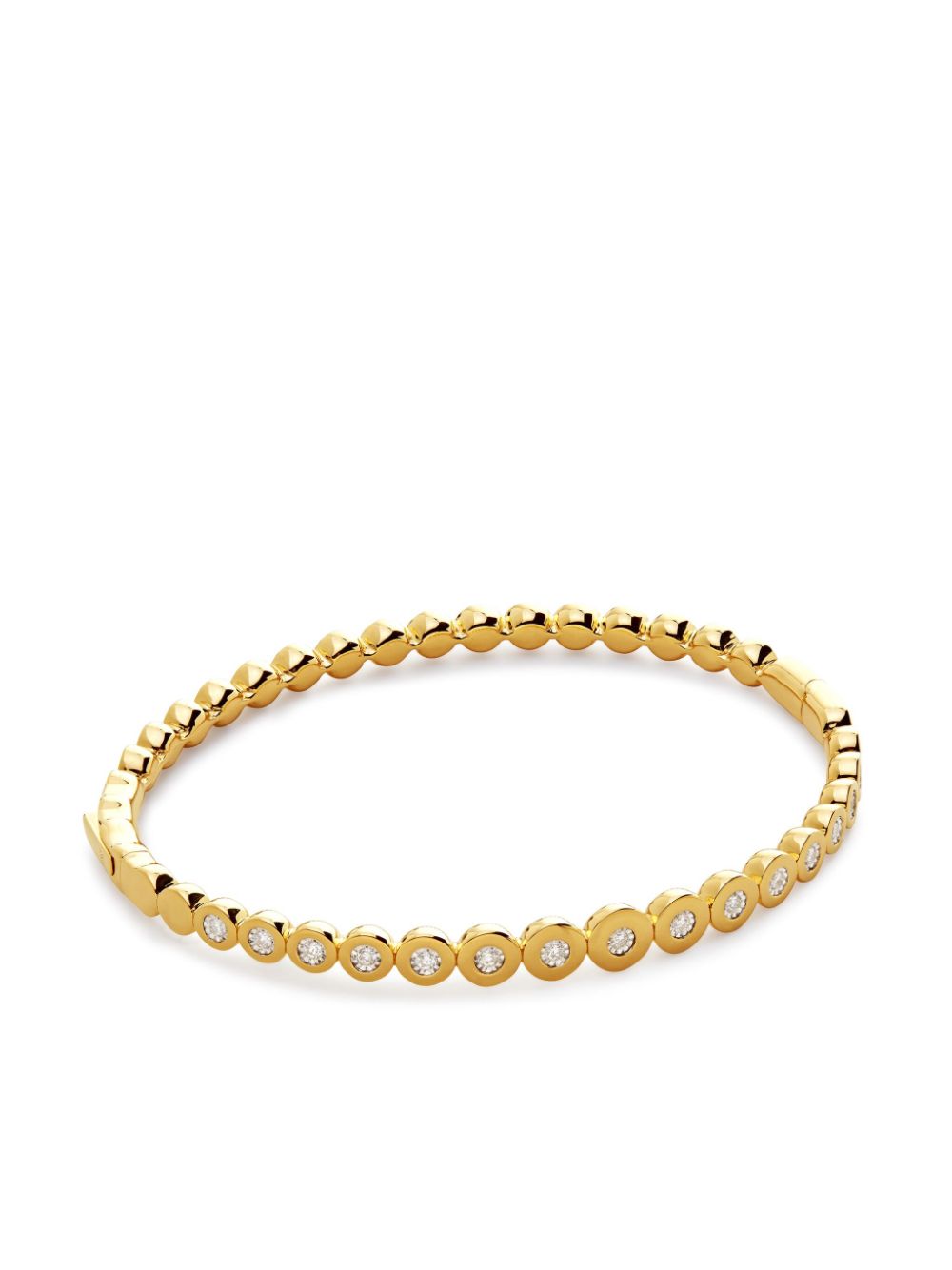 Monica Vinader 18kt gold vermeil diamond bangle von Monica Vinader