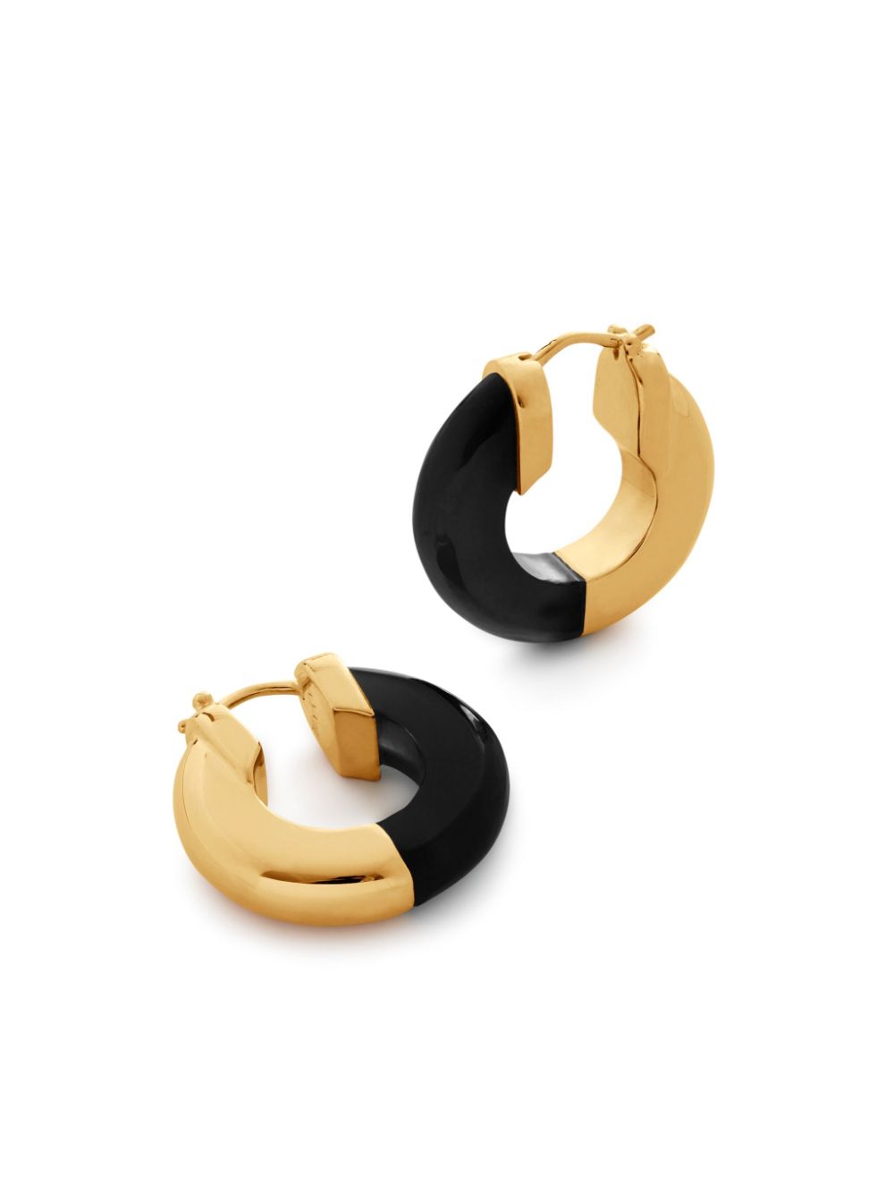 Monica Vinader 18kt yellow gold Kate Young hoop earrings von Monica Vinader