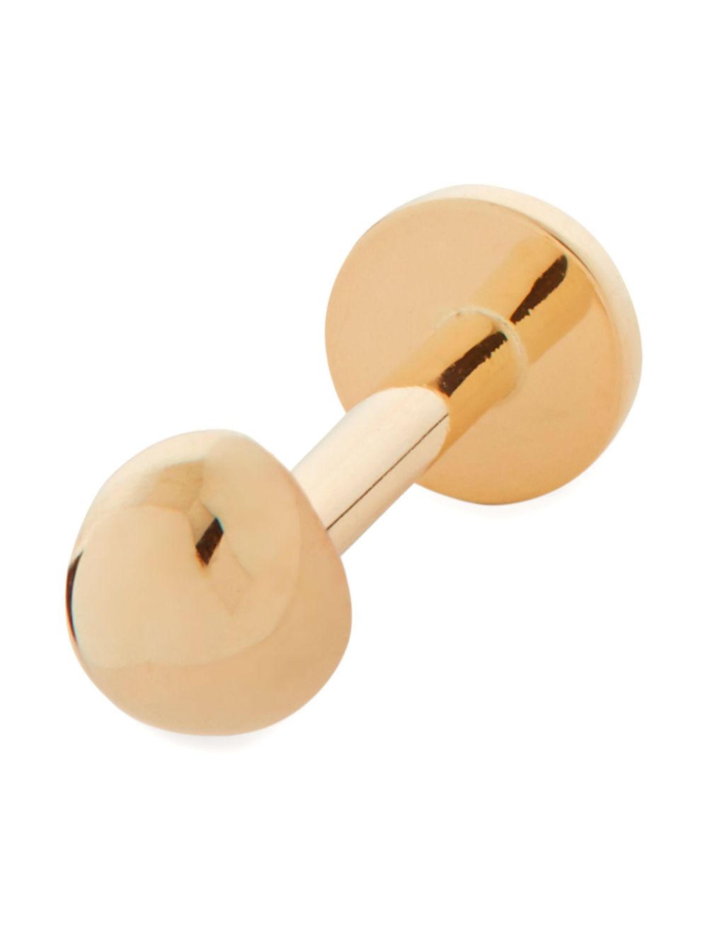 Monica Vinader 9kt yellow gold Mini Pebble single earring von Monica Vinader