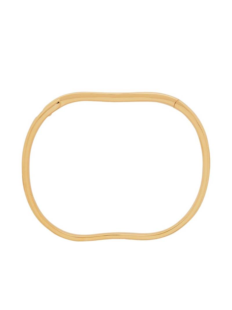 Monica Vinader Alta Capture charm bangle - Gold von Monica Vinader