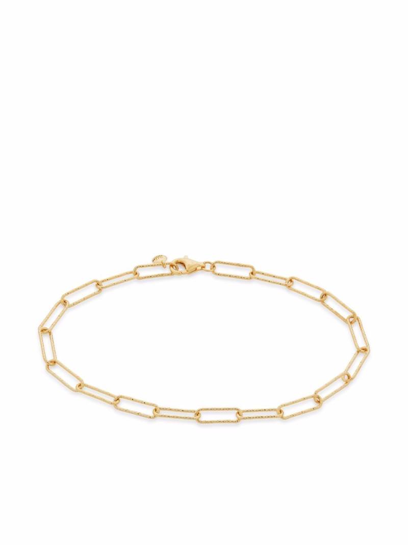 Monica Vinader Alta textured chain bracelet - Gold von Monica Vinader