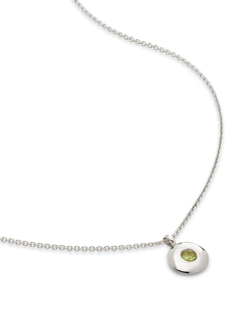 Monica Vinader August Birthstone pendant necklace - Silver von Monica Vinader