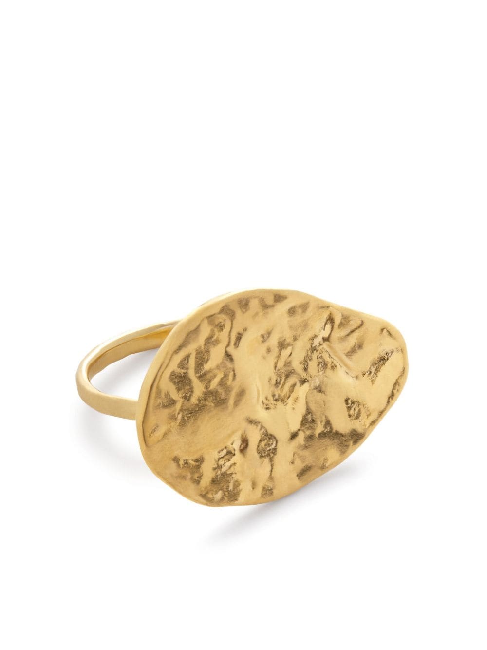 Monica Vinader Capri teardrop sculpted ring - Gold von Monica Vinader