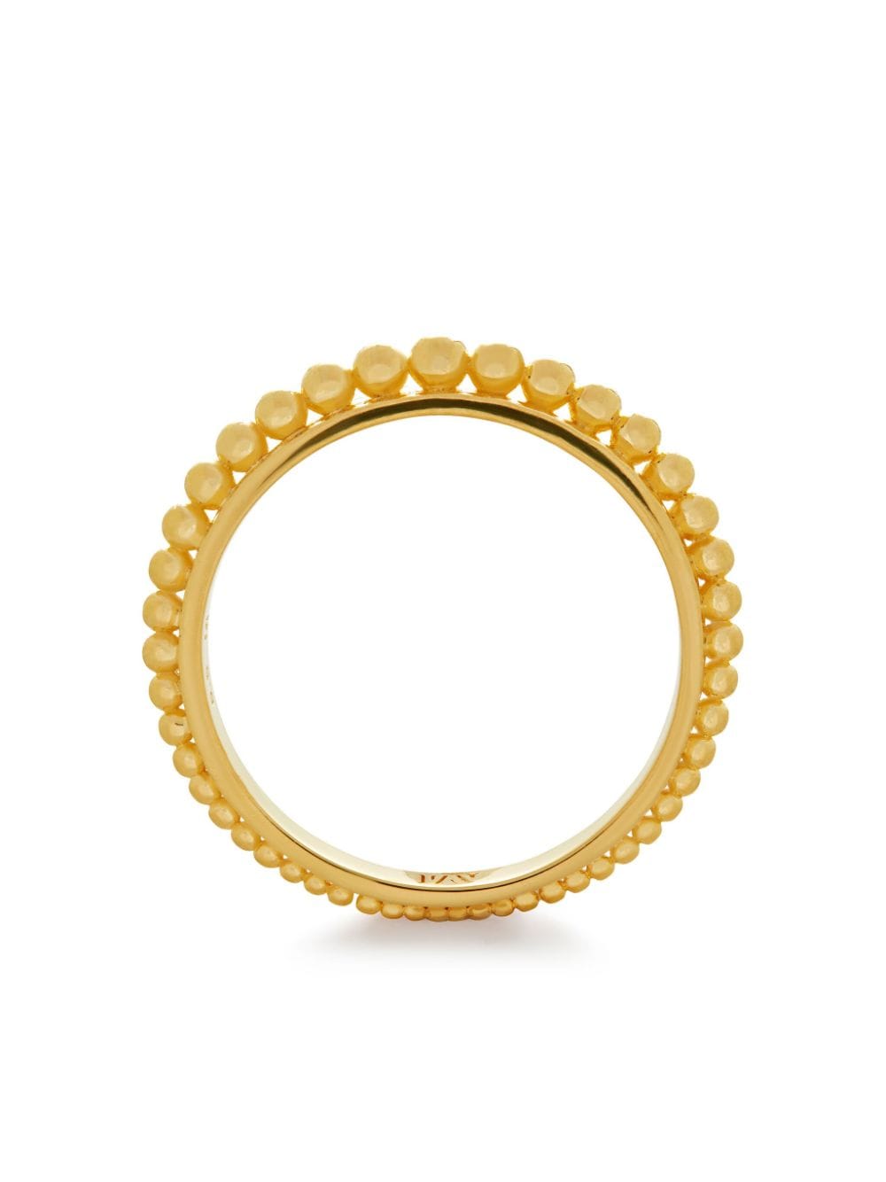 Monica Vinader Deia bead-embellished stacking ring - Gold von Monica Vinader