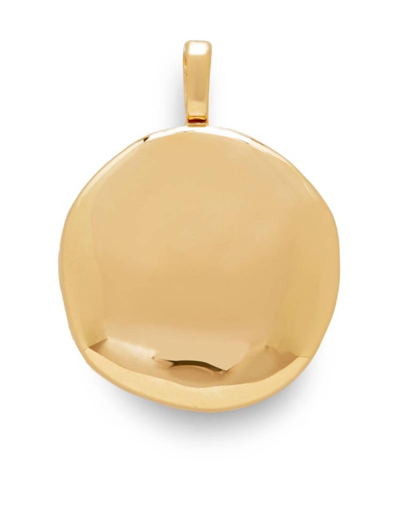 Monica Vinader Deia circular pendant - Gold von Monica Vinader