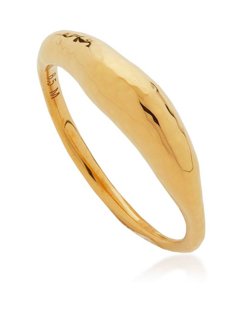 Monica Vinader Deia hammered-effect ring - Gold von Monica Vinader