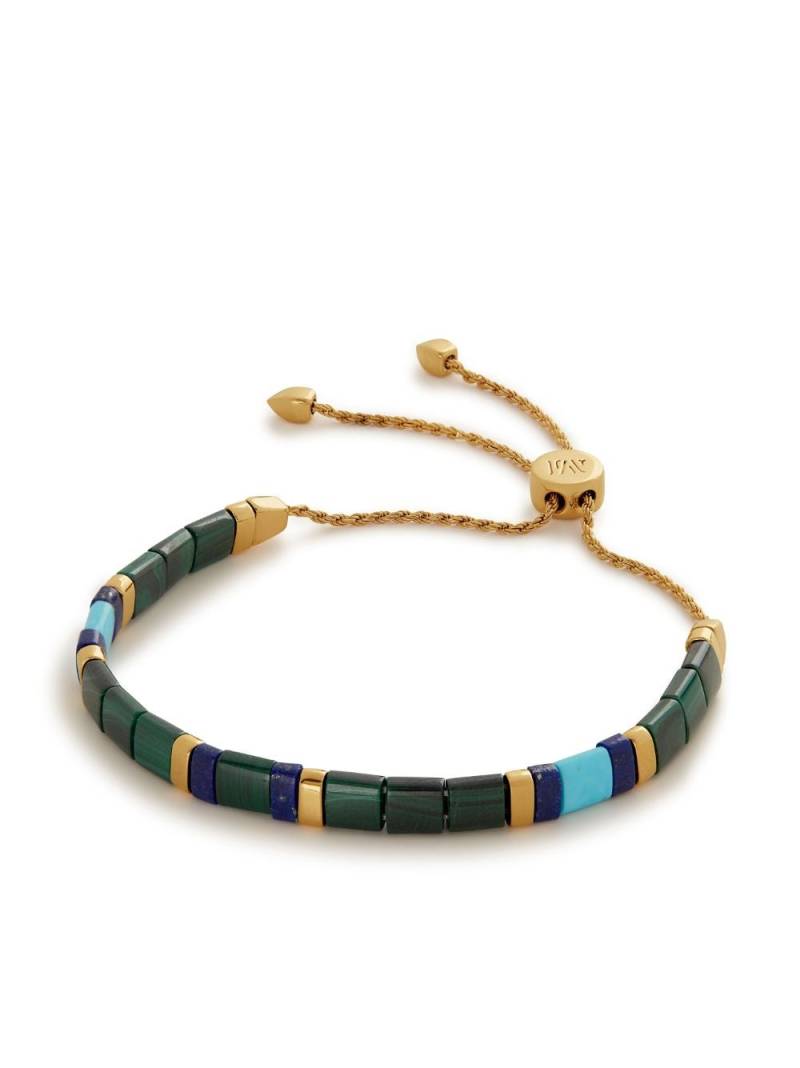 Monica Vinader Delphi malachite friendship bracelet - Green von Monica Vinader