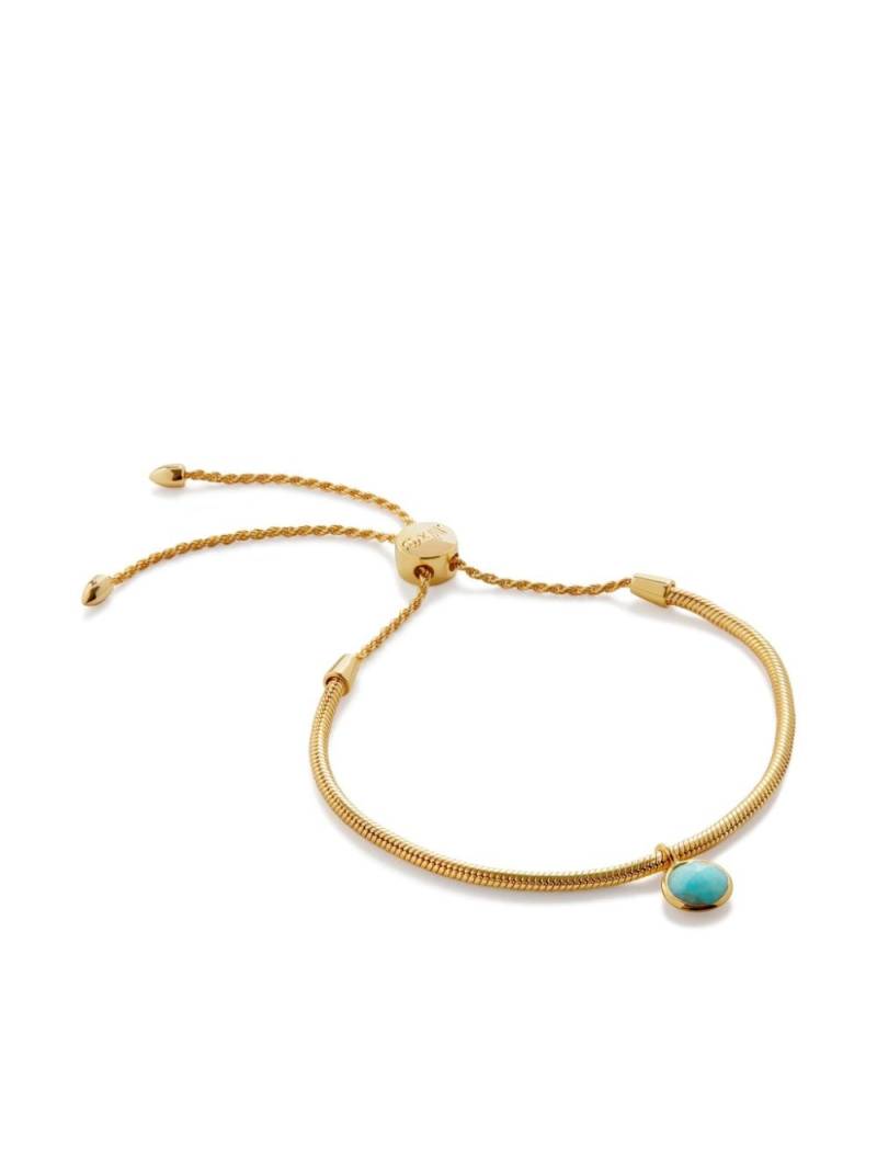 Monica Vinader Eclipse Amazonite chain bracelet - Blue von Monica Vinader