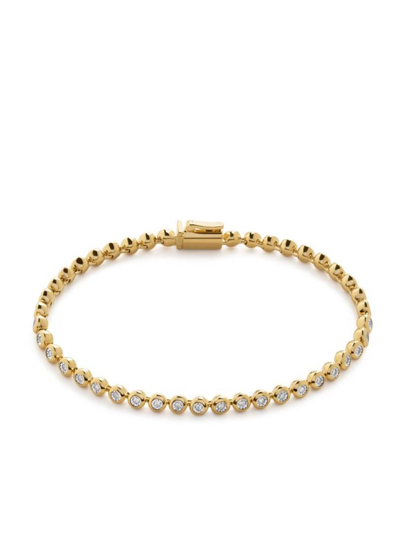 Monica Vinader Essential diamond tennis bracelet - Gold von Monica Vinader