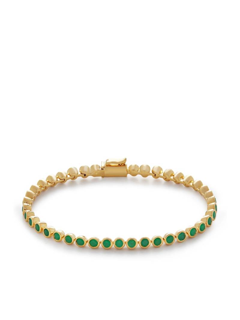 Monica Vinader Essential green-onyx tennis bracelet von Monica Vinader