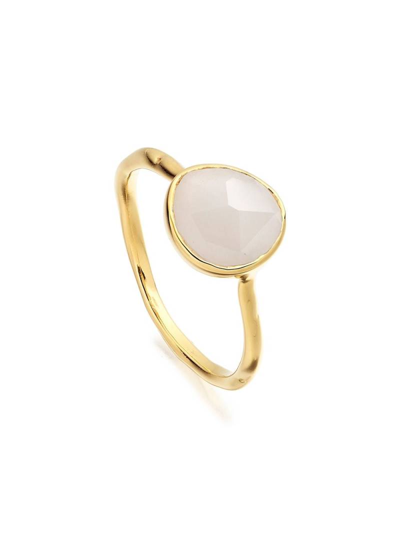 Monica Vinader Siren Stacking Moonstone ring - Gold von Monica Vinader