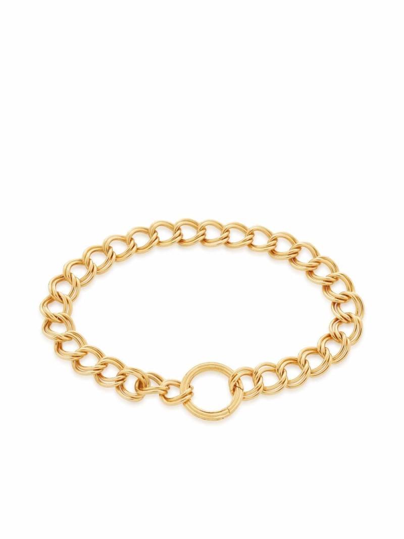 Monica Vinader Groove curb chain bracelet - Gold von Monica Vinader