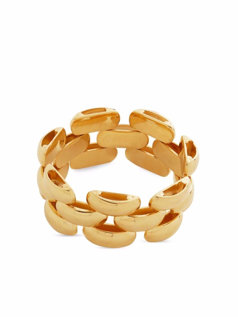 Monica Vinader Heirloom woven chain ring - Gold von Monica Vinader