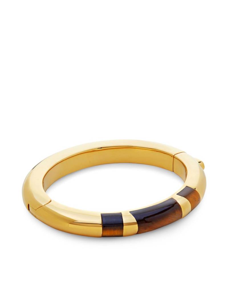 Monica Vinader Kate Young gemstone bangle bracelet - Gold von Monica Vinader