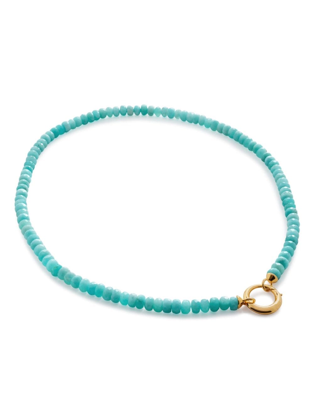 Monica Vinader Kissing Moon amazonite capture necklace - Blue von Monica Vinader