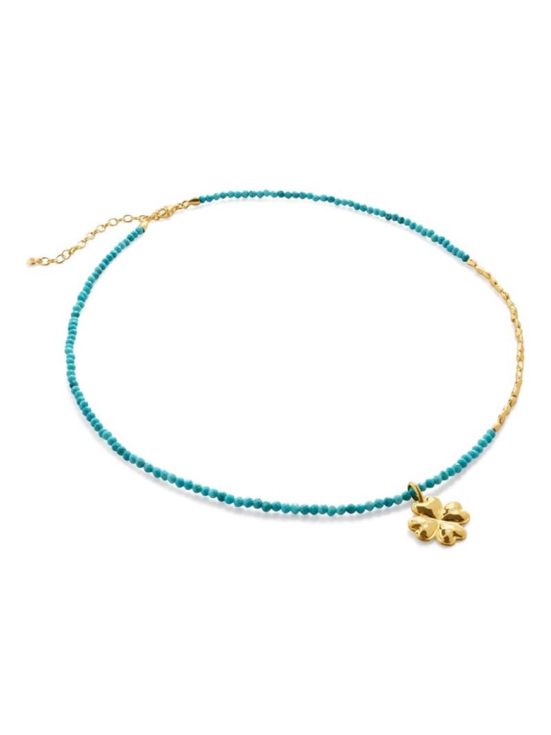 Monica Vinader Lucky-charm pendant necklace - Blue von Monica Vinader