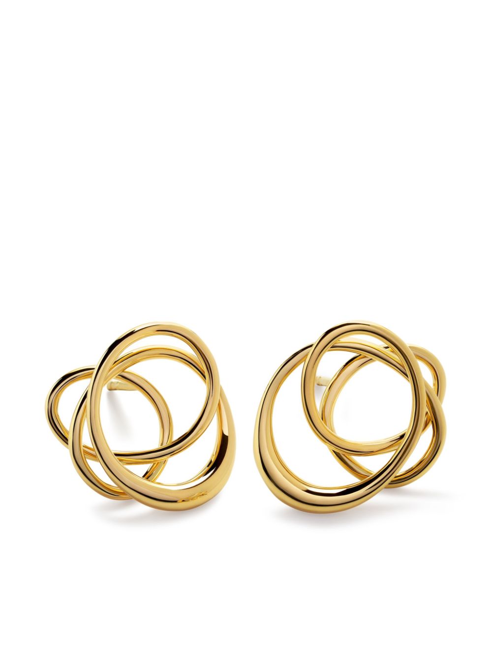 Monica Vinader Nura Wrap stud earrings - Gold von Monica Vinader