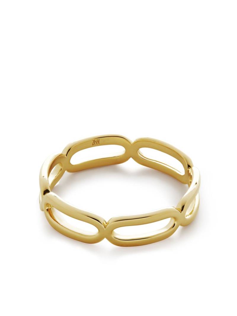 Monica Vinader Paperclip stacking ring - Gold von Monica Vinader