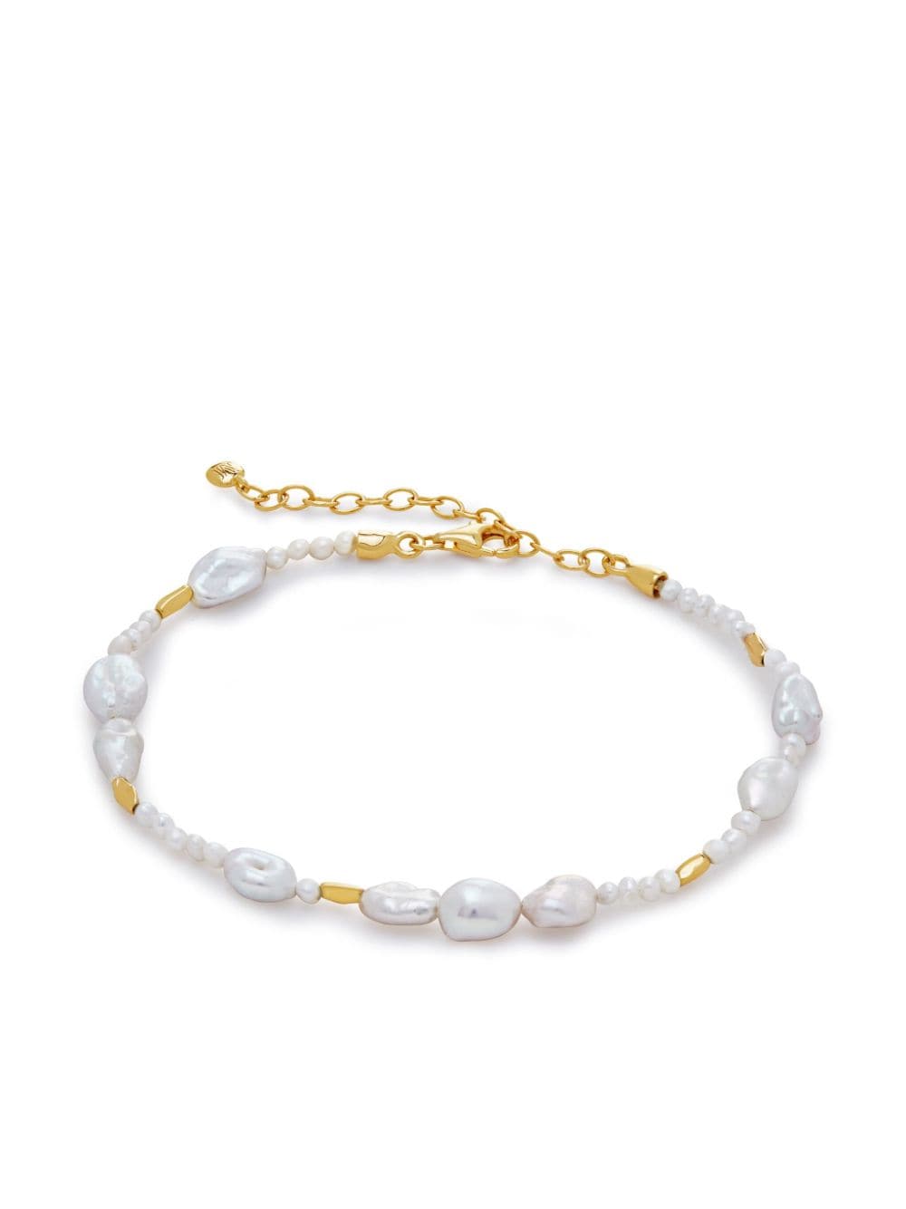 Monica Vinader Scatter pearl bracelet - Gold von Monica Vinader