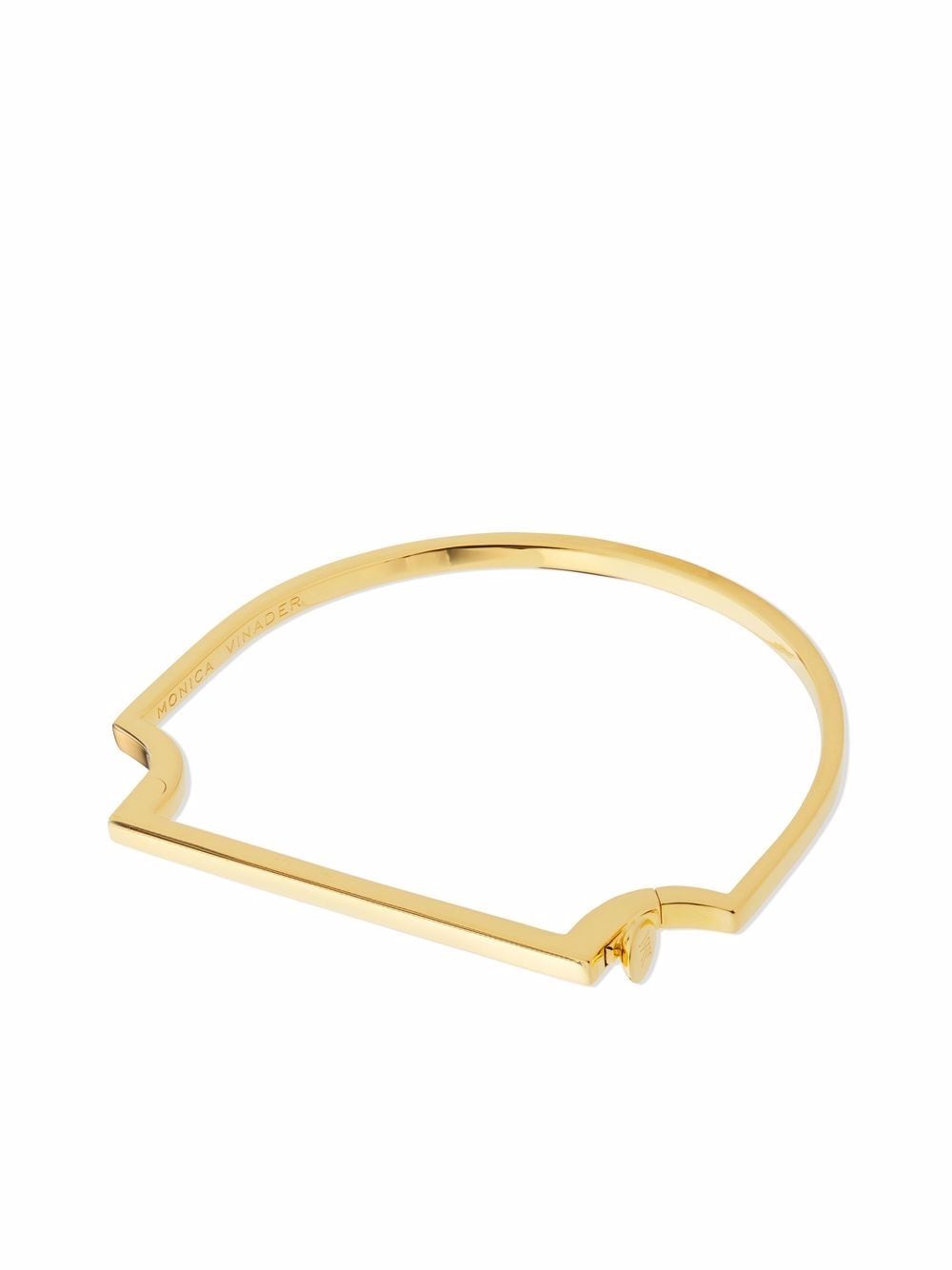 Monica Vinader Signature skinny bangle - Gold von Monica Vinader