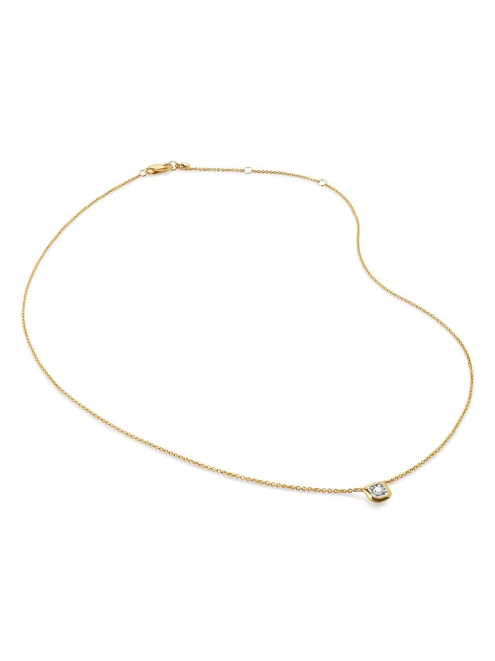 Monica Vinader Solitaire chain necklace - Gold von Monica Vinader