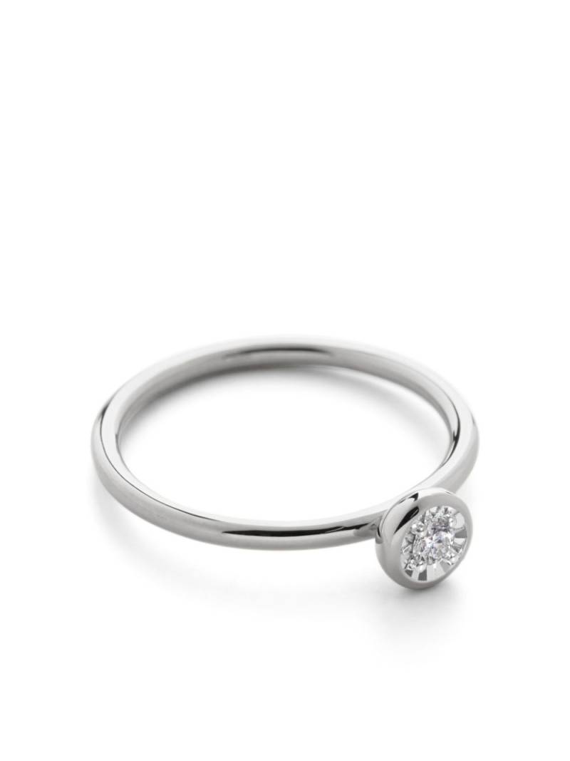 Monica Vinader Solitaire ring - Silver von Monica Vinader