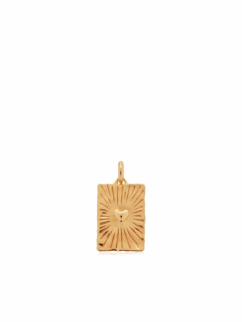 Monica Vinader Talisman heart pendant - Gold von Monica Vinader