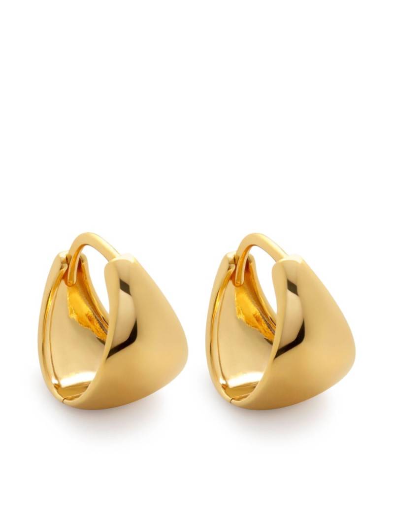 Monica Vinader Tapaered Huggie earrings - Gold von Monica Vinader